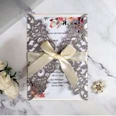 Thank  You Card Thanksgiving Day Laser Invitation Card